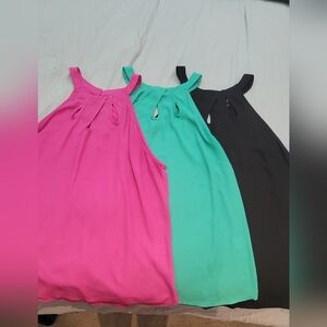 New York & Co. Fuchsia Sleeveless Top